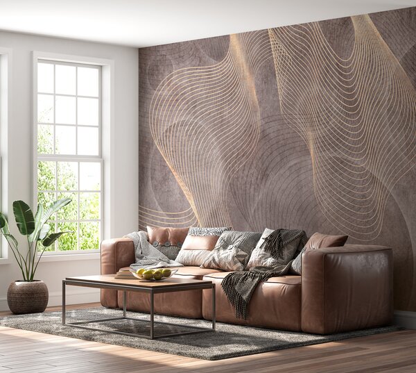 Fototapeta Elegantní linie na texturovaném pozadí, Designové fototapety na zeď, Populární fototapety, u97469 - Tapeko.co.cz