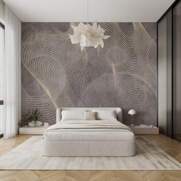 Fototapeta Elegantní linie na texturovaném pozadí, Designové fototapety na zeď, Populární fototapety, u97469 - Tapeko.co.cz