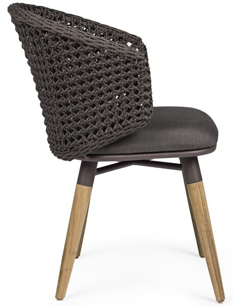 Bizzotto designové židle Ninfa Dark Chair