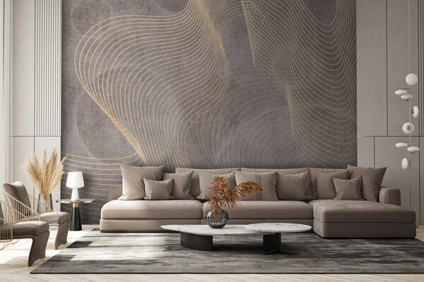 Fototapeta Elegantní linie na texturovaném pozadí, Designové fototapety na zeď, Populární fototapety, u97469 - Tapeko.co.cz