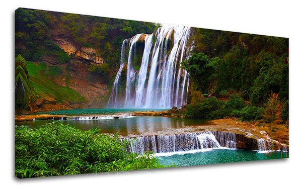 Obraz na stěnu PANORAMA VODOPÁDY - 30x60 cm