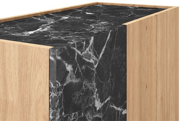 Marckeric Komoda Dione 90 x 40 cm s dubovým dekorem