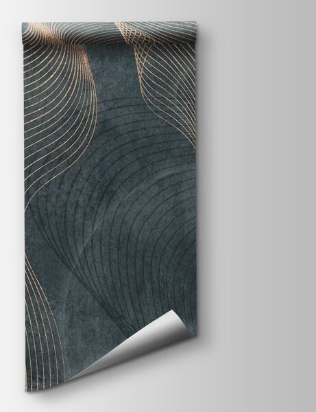 Fototapeta Plynulé linie na texturovaném plátně, Designové fototapety na zeď, Populární fototapety, u97469v1 - Tapeko.co.cz