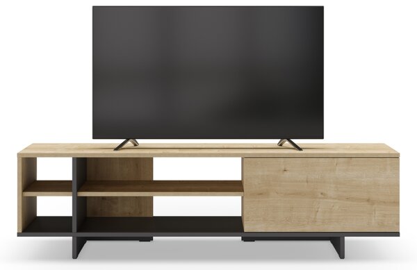 Marckeric TV stolek Cequoia 160 x 35,5 cm s dubovým dekorem