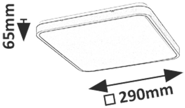 Rabalux Alenzo nástěnné svítidlo 1x24 W bílá-černá 71432