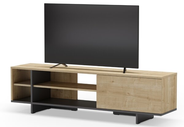 Marckeric TV stolek Cequoia 160 x 35,5 cm s dubovým dekorem