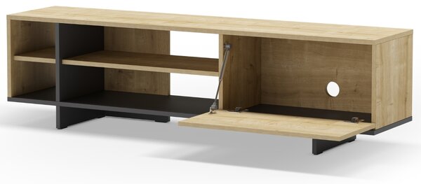 Marckeric TV stolek Cequoia 160 x 35,5 cm s dubovým dekorem