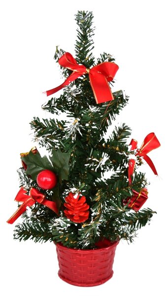 Stromeček s červenou mašlí 25 cm