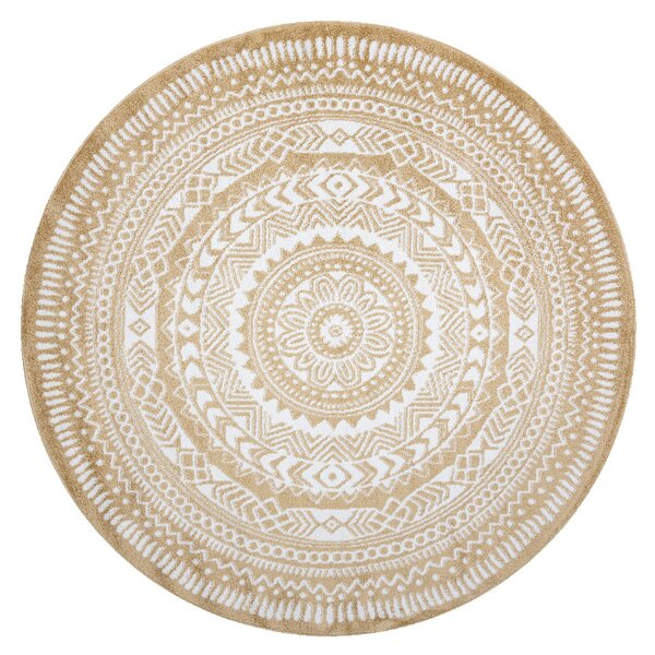 Dywany Łuszczów Kusový koberec Napkin gold kruh - 120x120 (průměr) kruh cm