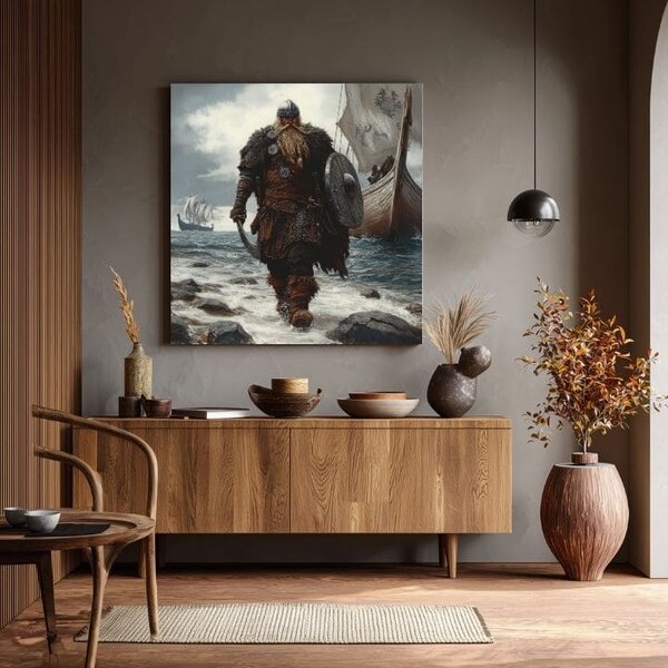 Obraz na plátně Vikingové - Dobrodružná dekorace - 70x70 cm