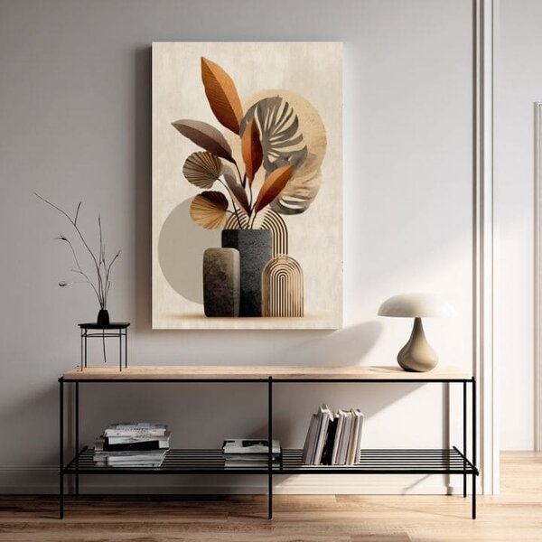 Obraz na plátně Rustikální váza - Elegantní motiv - 60x90 cm
