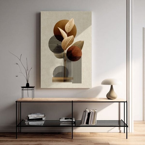 Obraz na plátně Hnědé větvičky - Podzimní motiv - 60x90 cm