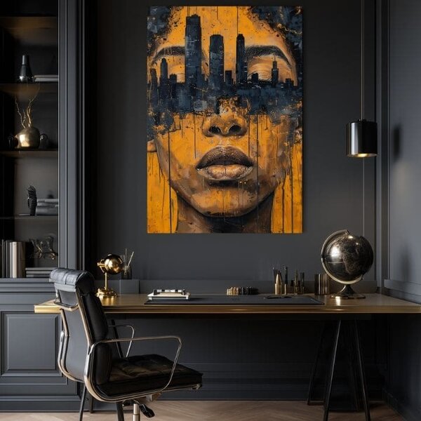 Obraz na plátně Město v hlavách - Art Motif - 60x90 cm