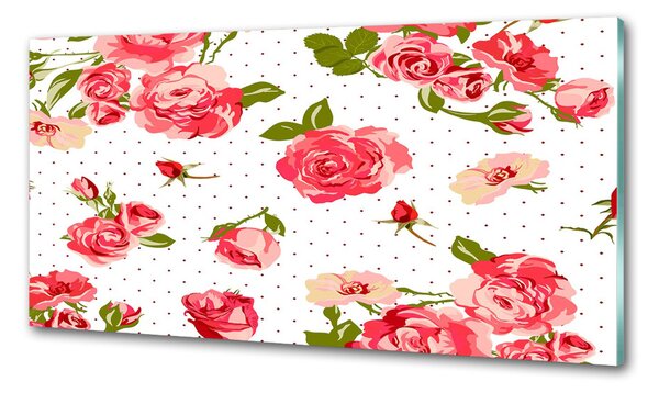 Skleněný panel do kuchyně Růže pksh-62583976