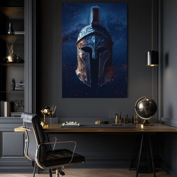 Obraz na plátně SPARTAN WARRIOR - Symbol odvahy - 60x90 cm