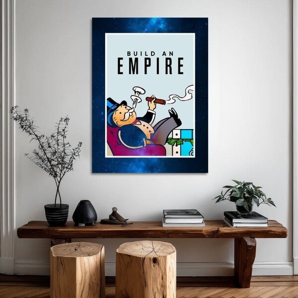 Obraz na plátně BUILD AN EMPIRE - Obchodní nabídka - 30x40 cm