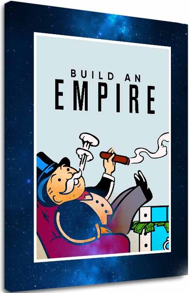 Obraz na plátně BUILD AN EMPIRE - Obchodní nabídka - 30x40 cm