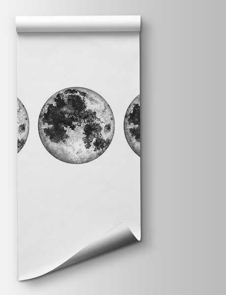 Fototapeta Řada fází Měsíce, Dětské fototapety, Populární fototapety, u98058 - Tapeko.co.cz