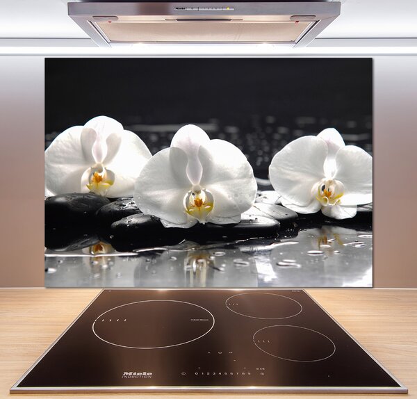Skleněný panel do kuchynské linky Orchidej pksh-62952104