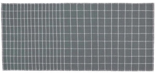 Nanimarquina Běhoun Tiles 2, tmavě šedý, 100% recyklované PET Rozměr: 80x240 cm