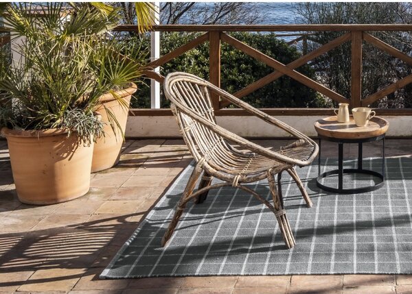 Nanimarquina Koberec Tiles 2, tmavě šedý, 100% recyklované PET Rozměr: 170x240 cm