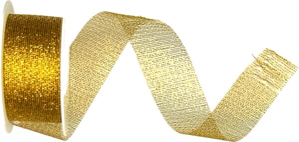 Dekorační stuha síťovaná MESH BRONZE bronzová 25mm x 2m (9,-Kč/m)