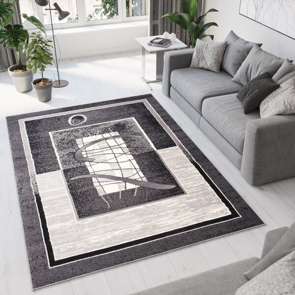 Makro Abra Kusový koberec CHEAP 5118B tmavě šedý Rozměr: 80x150 cm