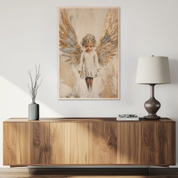 Obraz na dřevě - Strážce světla - 40x60 cm