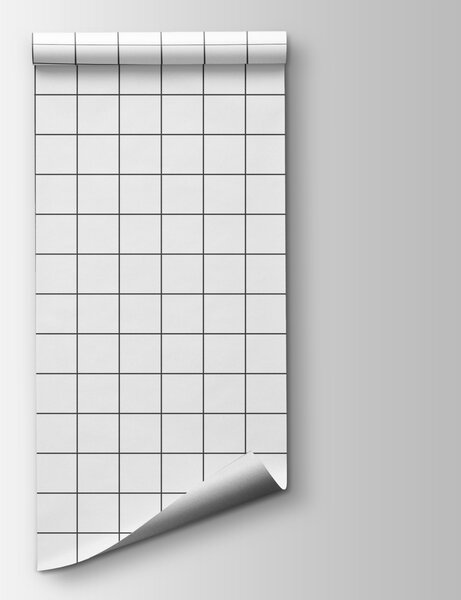 Fototapeta Mřížka bílých čtverců, Geometrické fototapety, Populární fototapety, u98561 - Tapeko.co.cz