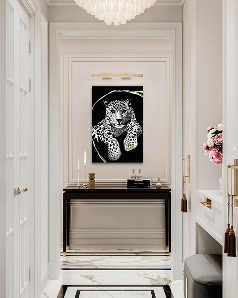 Obraz na plátně - PREMIUM ART - Odpočívající gepard 90x60 cm