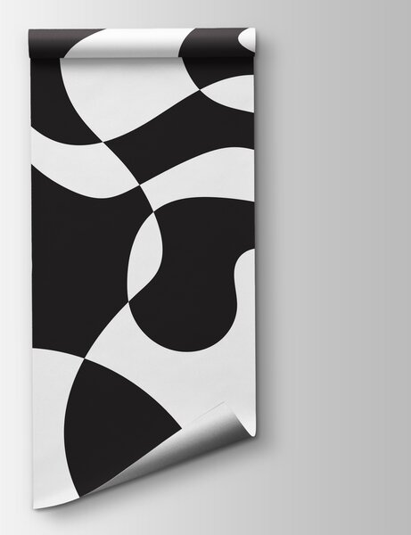 Fototapeta Černobílý vzor, Geometrické fototapety, Populární fototapety, u98575 - Tapeko.co.cz