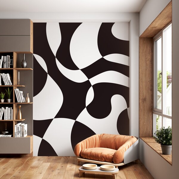 Fototapeta Černobílý vzor, Geometrické fototapety, Populární fototapety, u98575 - Tapeko.co.cz