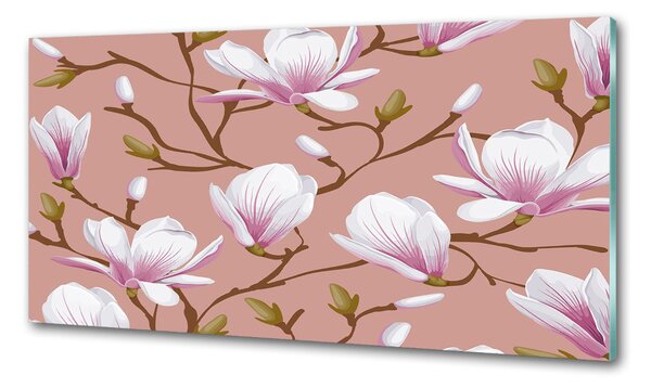 Skleněný panel do kuchynské linky Magnólie pksh-63798452