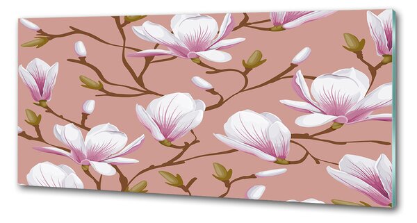 Skleněný panel do kuchynské linky Magnólie pksh-63798452
