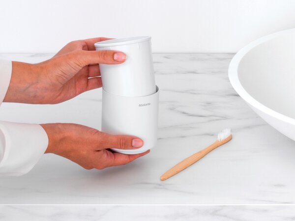 Brabantia MindSet kelímek na čištění zubů bílá 303265