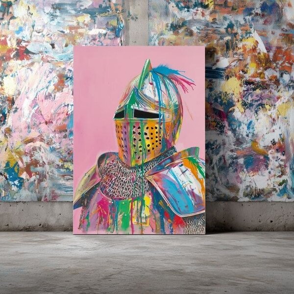 Obraz VIVID KNIGHT na plátně | dotaženo rukou umělce - 60x90 cm