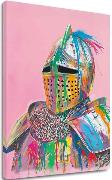 Obraz VIVID KNIGHT na plátně | dotaženo rukou umělce - 60x90 cm