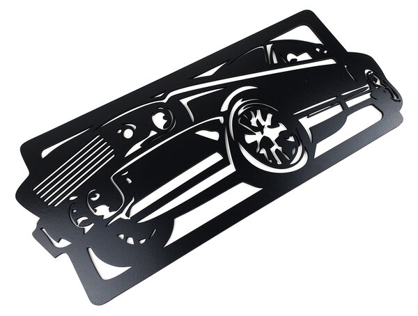Živá Zeď Dřevěná nástěnná černá dekorace Auto Ford Mustang