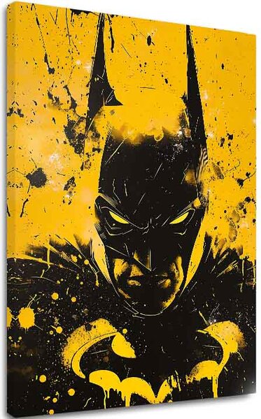 Obraz DARK KNIGHT na plátně | dotaženo rukou umělce - 60x90 cm