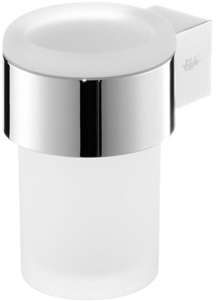 BISK Futura silver kelímek na čištění zubů bílá-chrom 02987