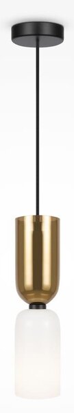 Maytoni MOD177PL-01G - Lustr na lanku MEMORY 1xE14/40W/230V zlatá/bílá