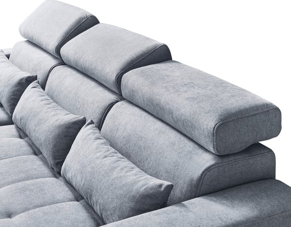 ROHOVÁ SEDAČKA, textil, modrošedá Carryhome - Rozkládací sedačky