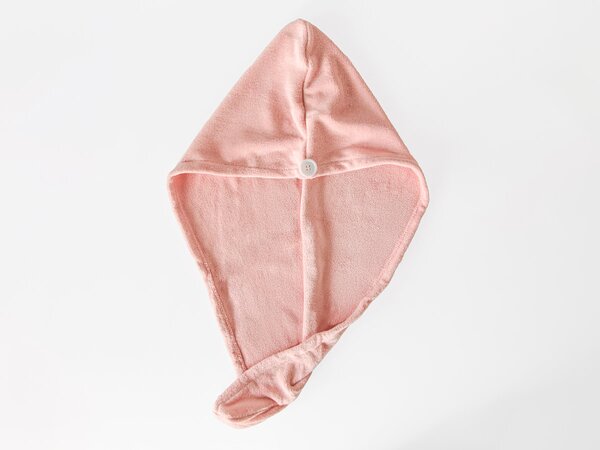 XPOSE® Rychleschnoucí turban na vlasy - růžový