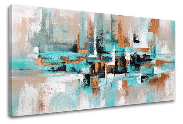 Malovaný obraz na stěnu ABSTRAKT 1 díl - 120x60 cm