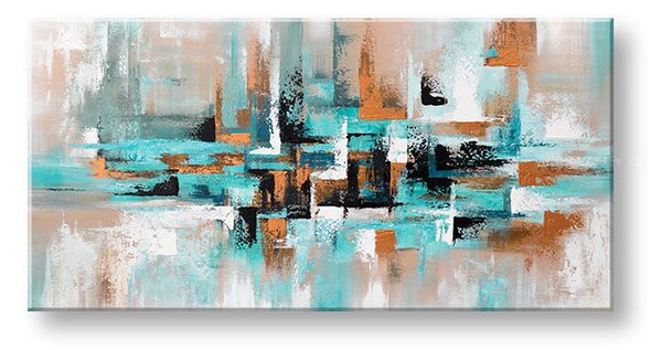 Malovaný obraz na stěnu ABSTRAKT 1 díl - 120x60 cm
