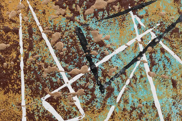 Malovaný obraz na stěnu ABSTRAKT 2-dílná - 120x60 cm