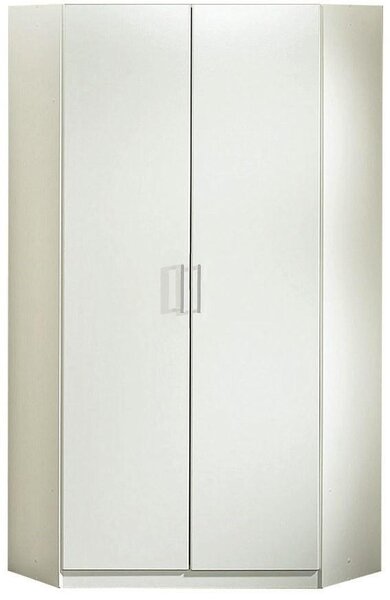 ROHOVÁ SKŘÍŇ, bílá, 95/198 cm MID.YOU - Šatní skříně, Online Only