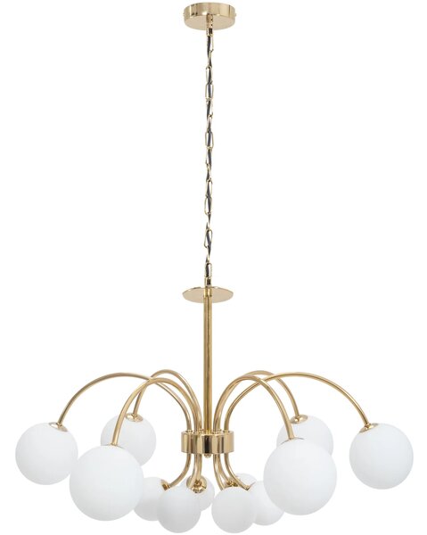 Toolight - Závěsná stropní lampa Glamour zlatá APP962-12CP