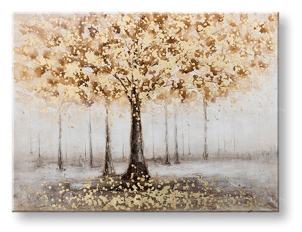 Malovaný obraz na stěnu STROM 1 díl YOBCWFTR047 - 120x90 cm - 120x90 cm - 120x90 cm