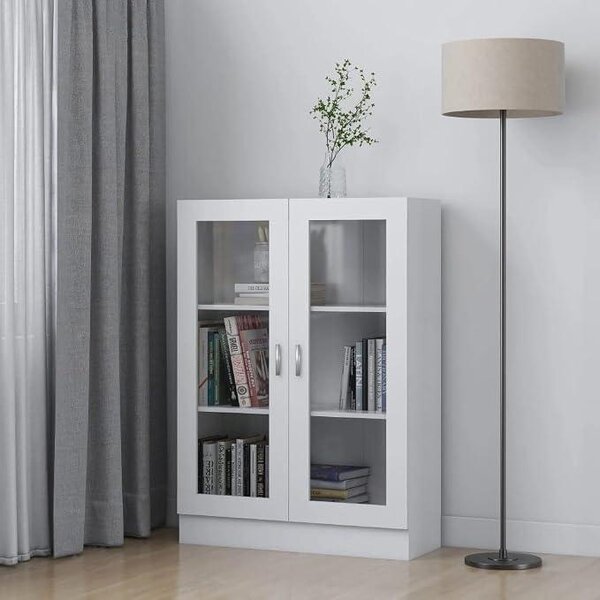 Skříňka s výklopnými dvířky, bílá, 82,5 x 30,5 x 115 cm, materiál: dřevotrieska, barva: bílá, hmotnost: 30,2 kg, kód produktu: 802750